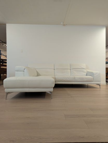 Natuzzi Italia Brooklyn Leather Sectional Sofa