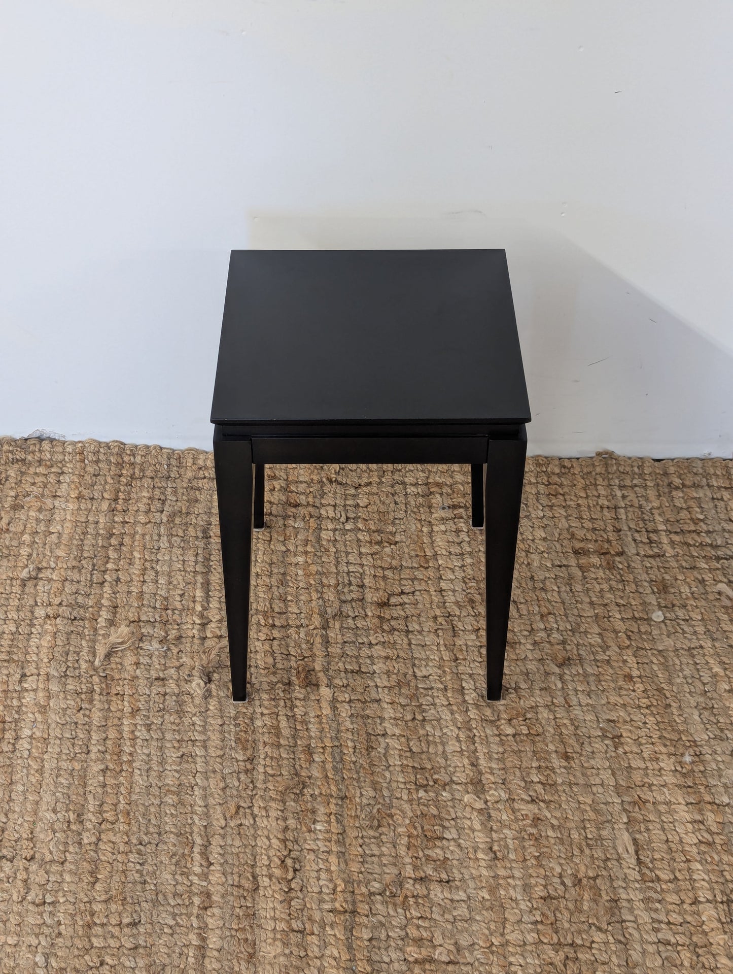 Black Wood Side Table