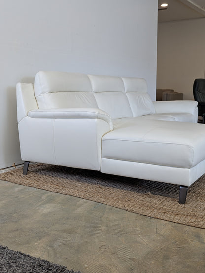 Scan Designs 5317 Power Reclining Leather Sectional
