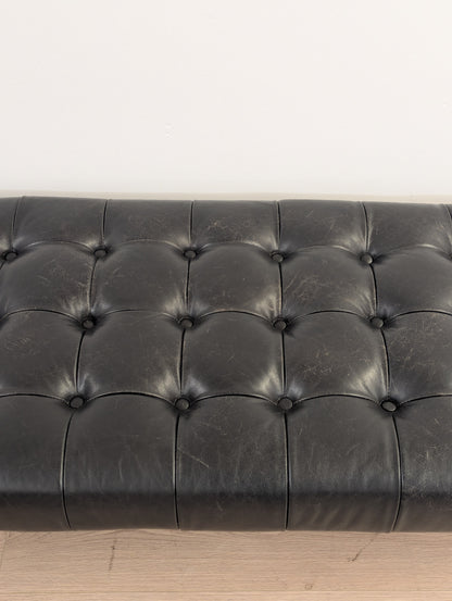 Moe's Wyatt Leather Bench