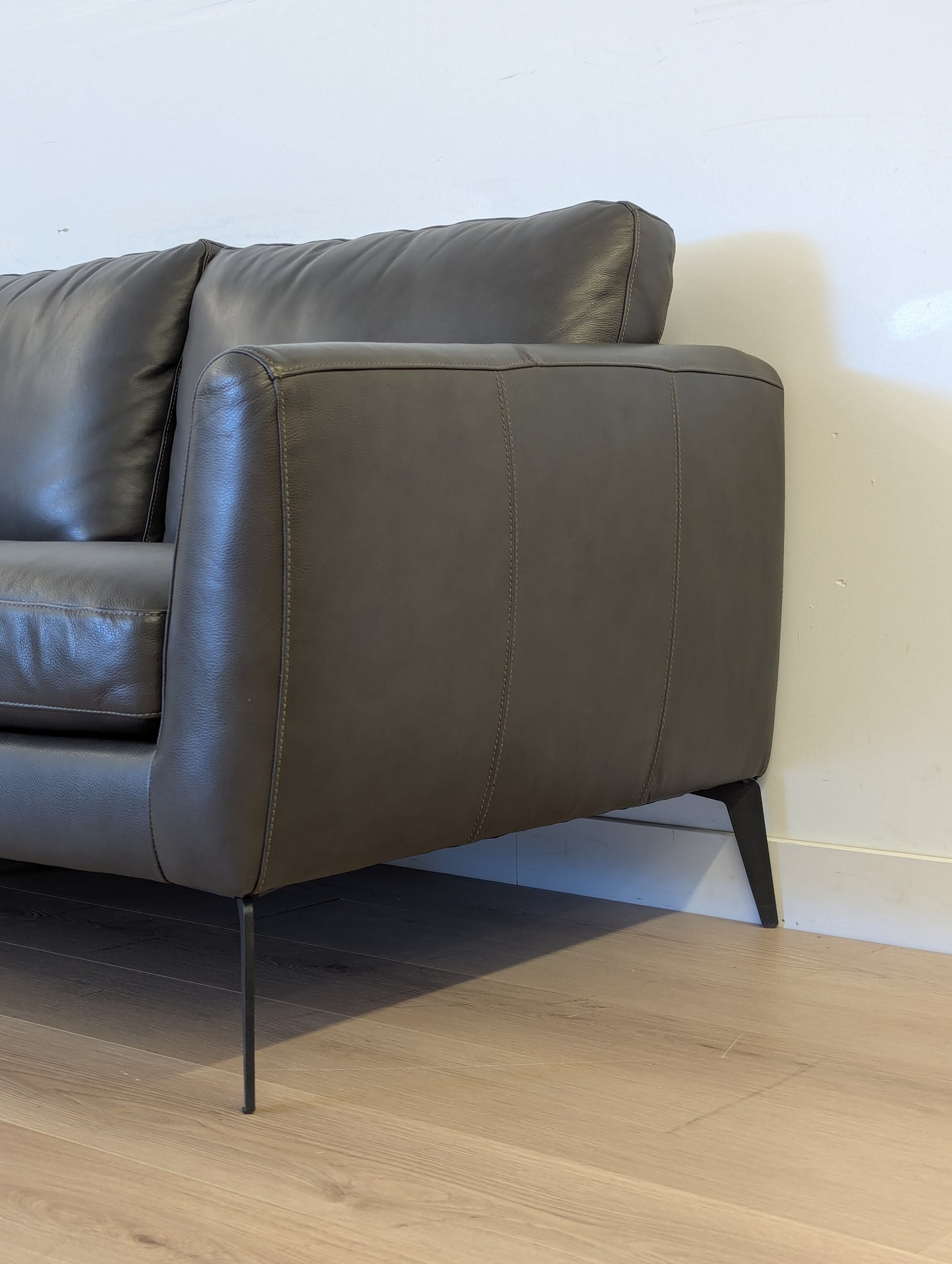 Scan Designs Leather Sofa