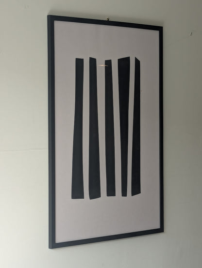 Black Wave Mysteries- Abstract Modern Poster