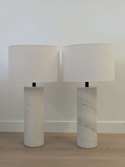 Jolenna by Ivy Bronx Marble Lamp (Set of 2)