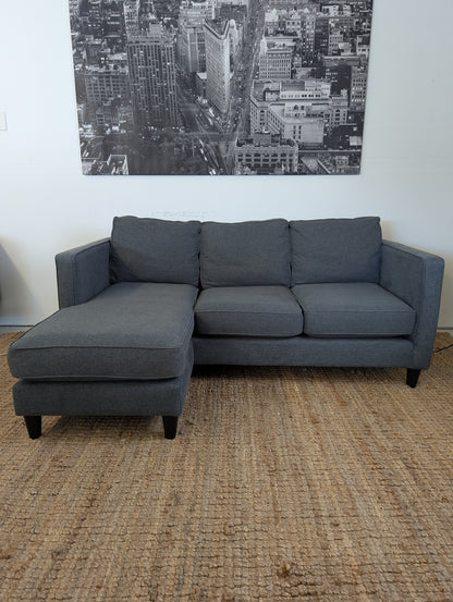 Urban Barn Lure Sectional Sofa Reversible Chaise