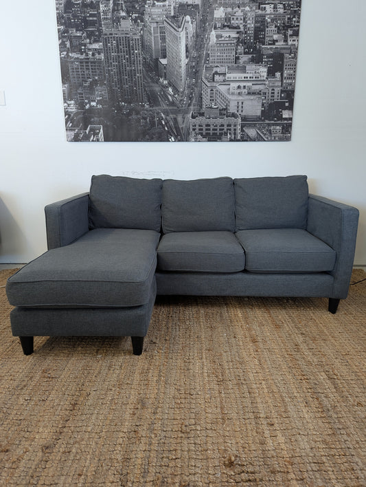 Urban Barn Lure Sectional Sofa Reversible Chaise