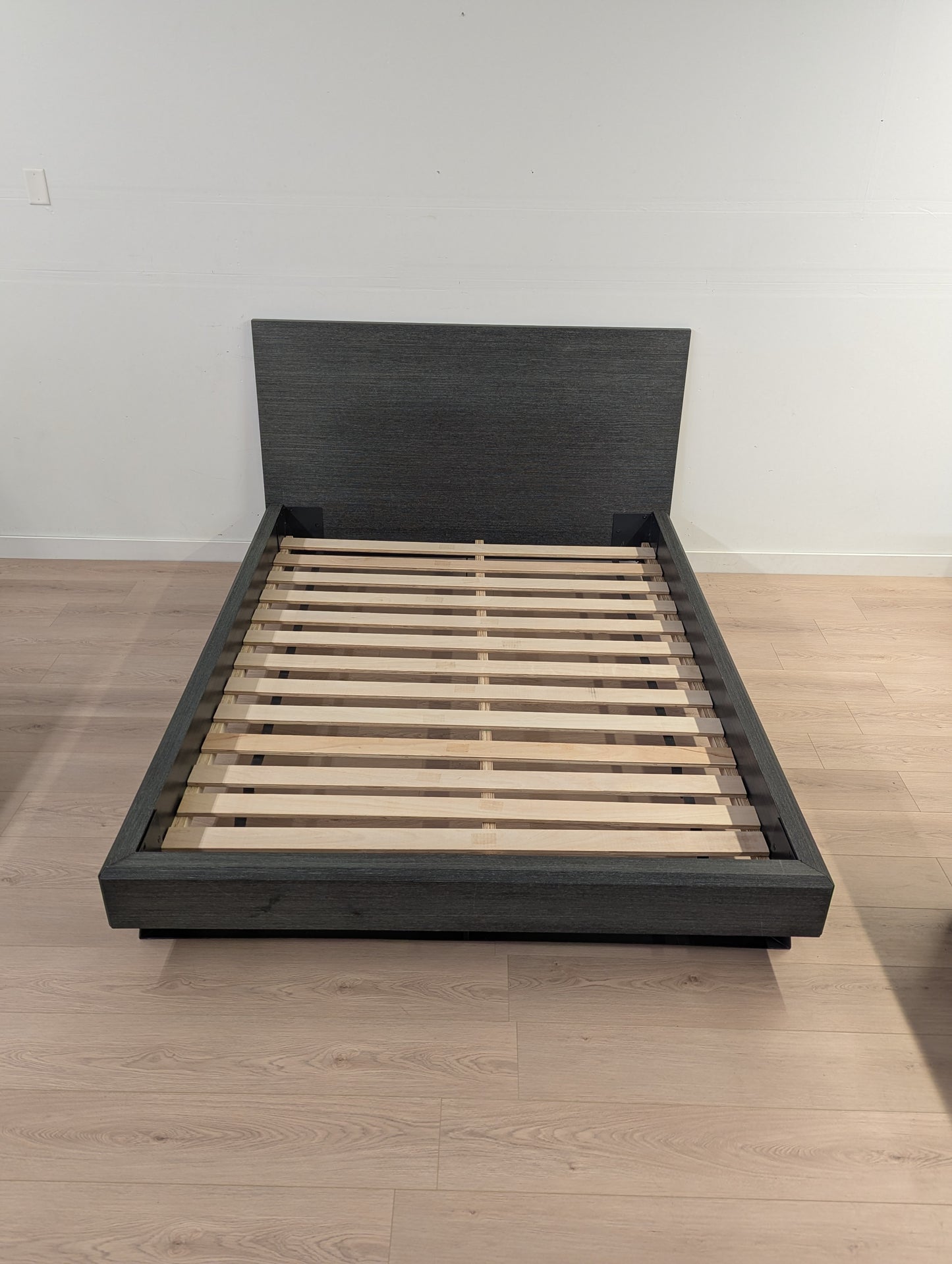 Ghost Queen Bedframe Veneer + Metal Legs and Slats