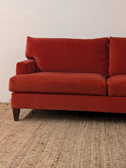 Rowe Tatum Velvet Sofa