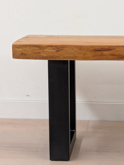 Live Edge Wood Bench