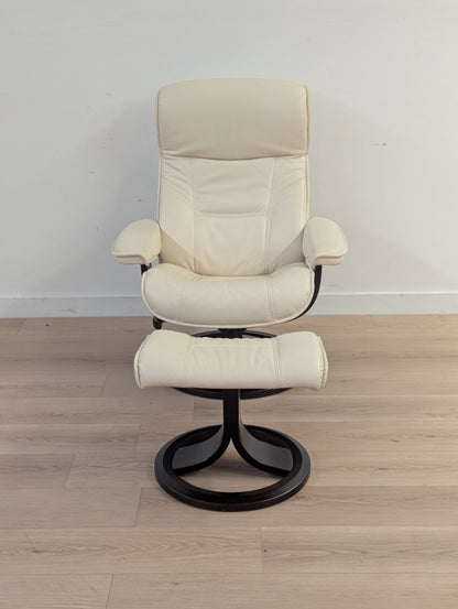 IMG Nordic 21 Comfort Glide Swivel Recliner with Ottoman