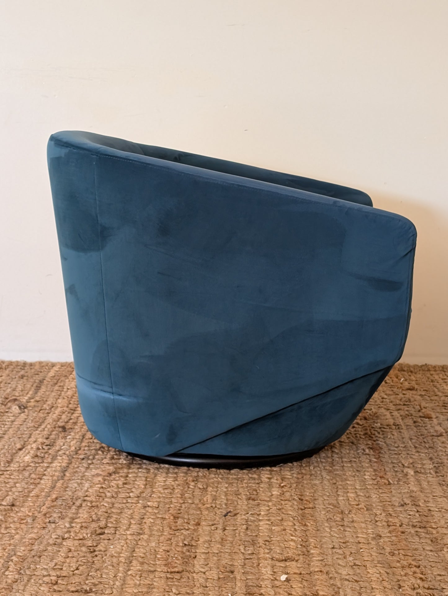 Scan Designs Geneva Fabric Swivel Chair