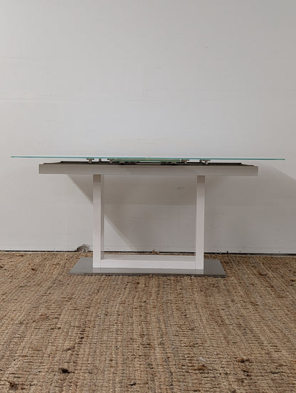 Scan Designs Extendable Glass Dining Table