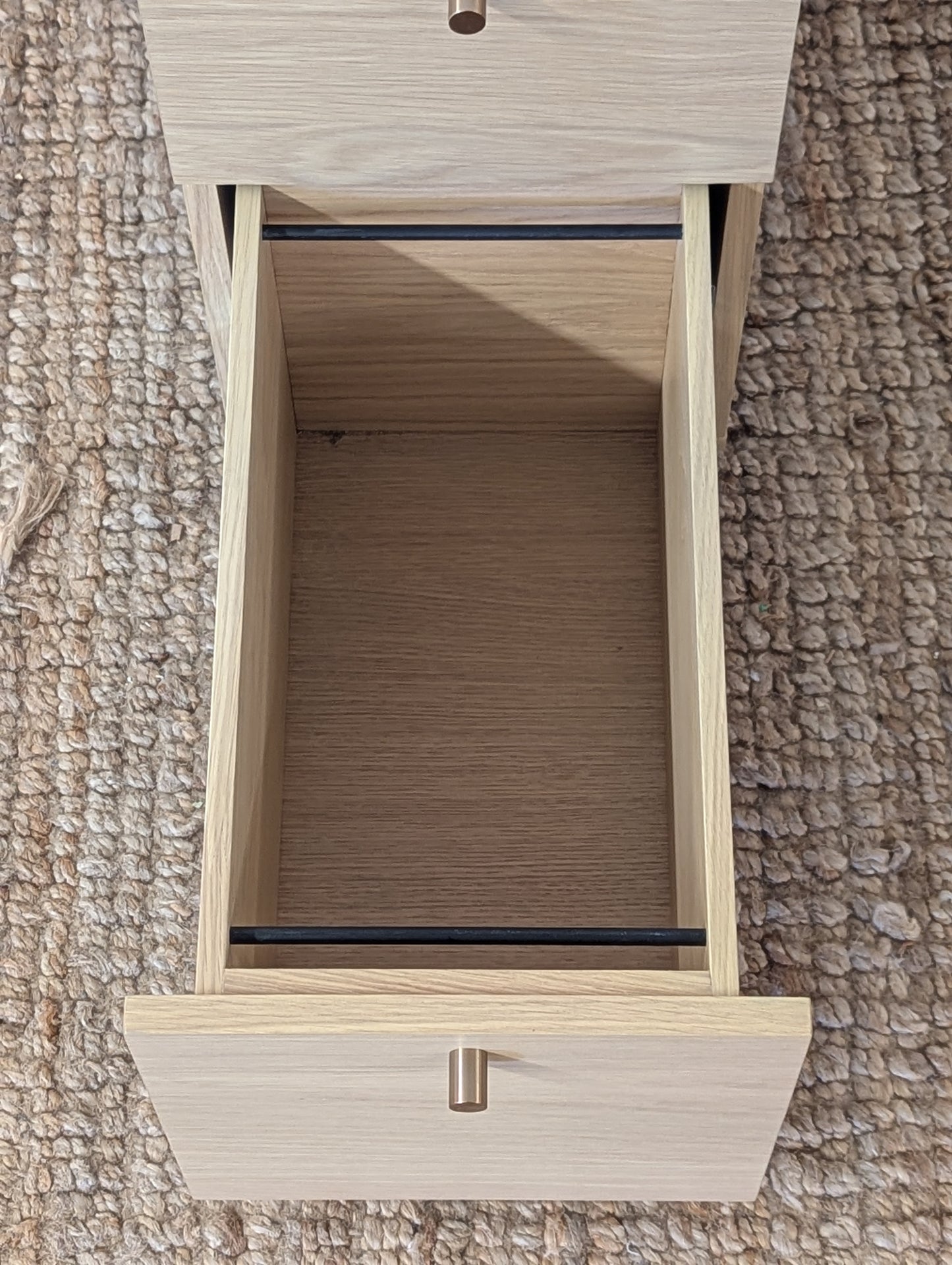 Article Krossa 12" File Cabinet - White Oak