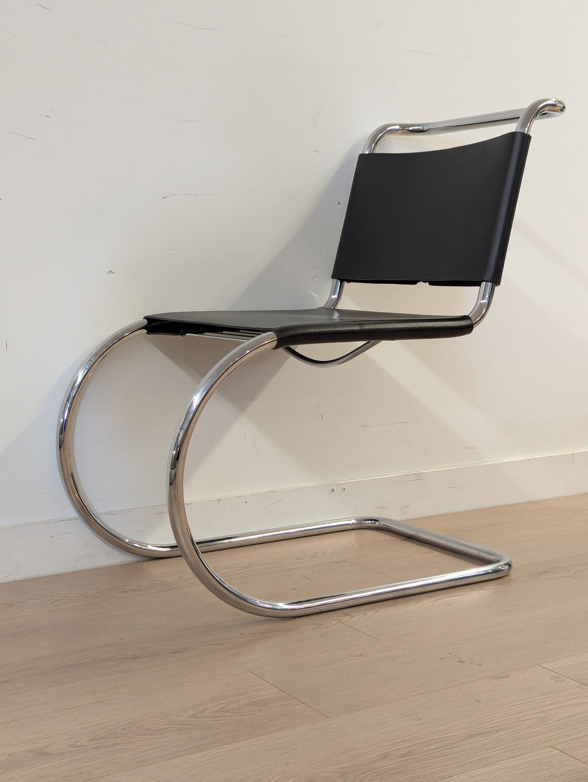 Alivar Italian MR10 by Mies van der Rohe Replication Chair (2 Available)