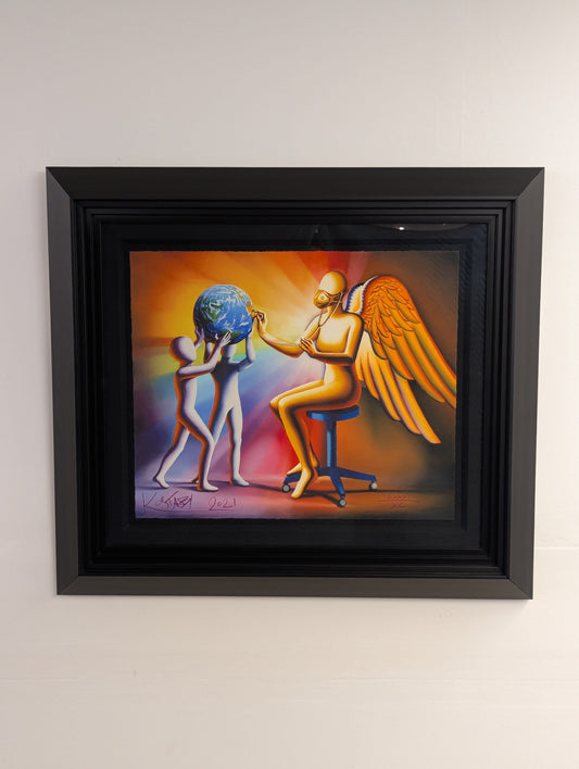 Mark Kostabi Spiritual Diagnosis Giclee