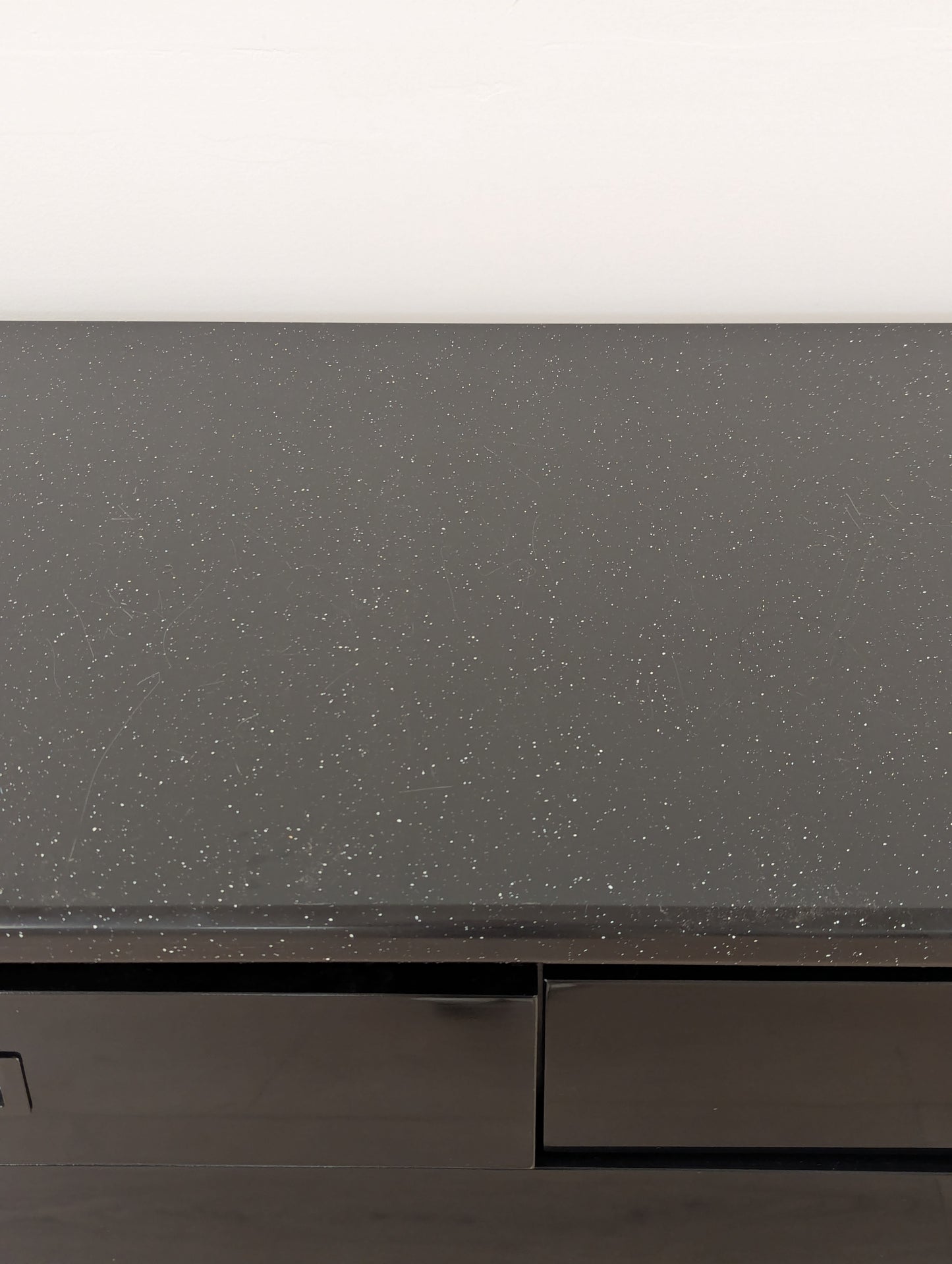 Black Marble Top Dovetail Dresser