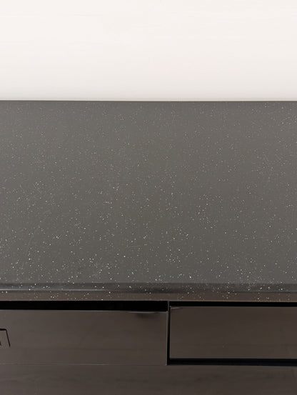 Black Marble Top Dovetail Dresser