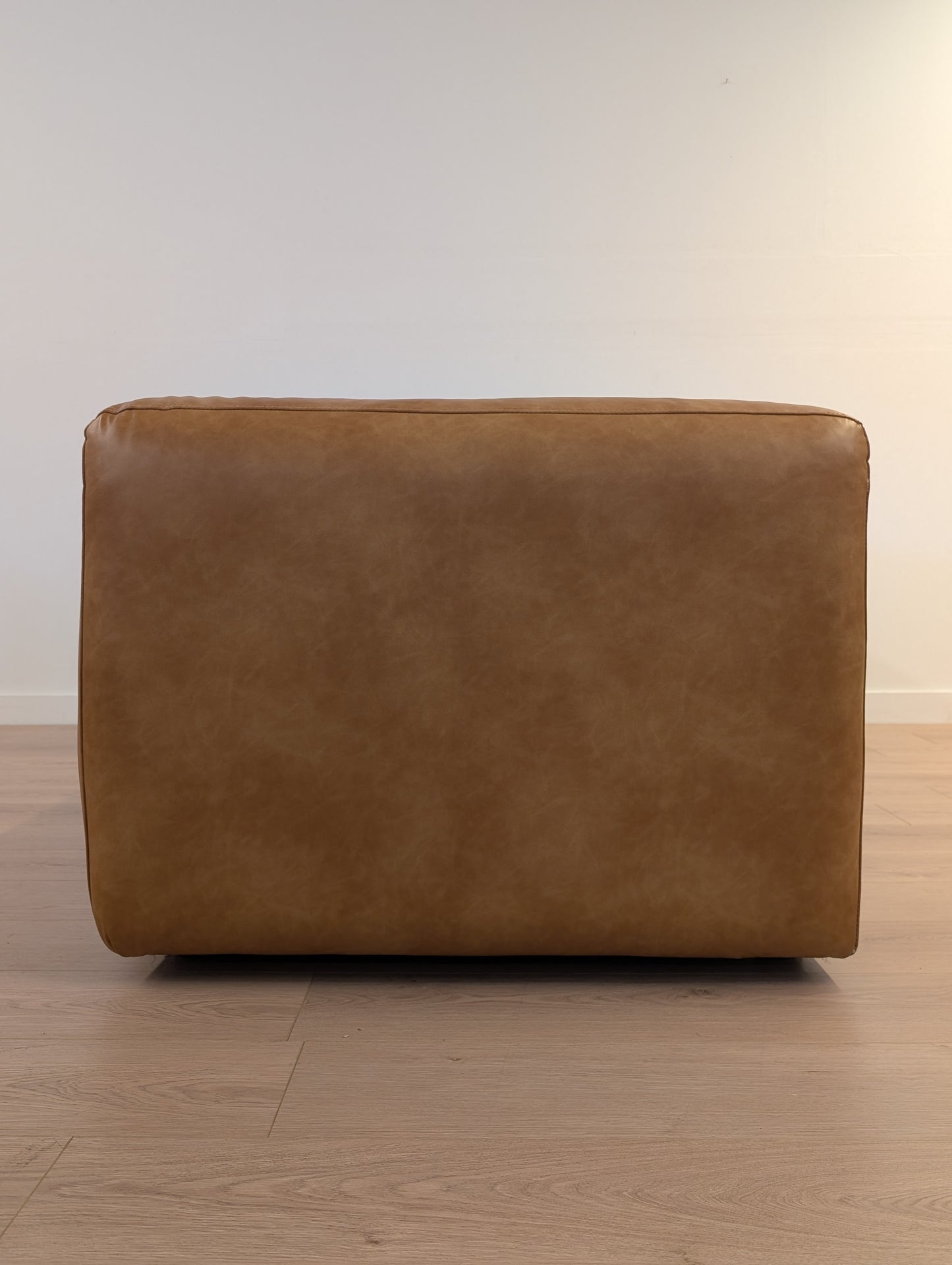 Cigar Leather Style Sofa