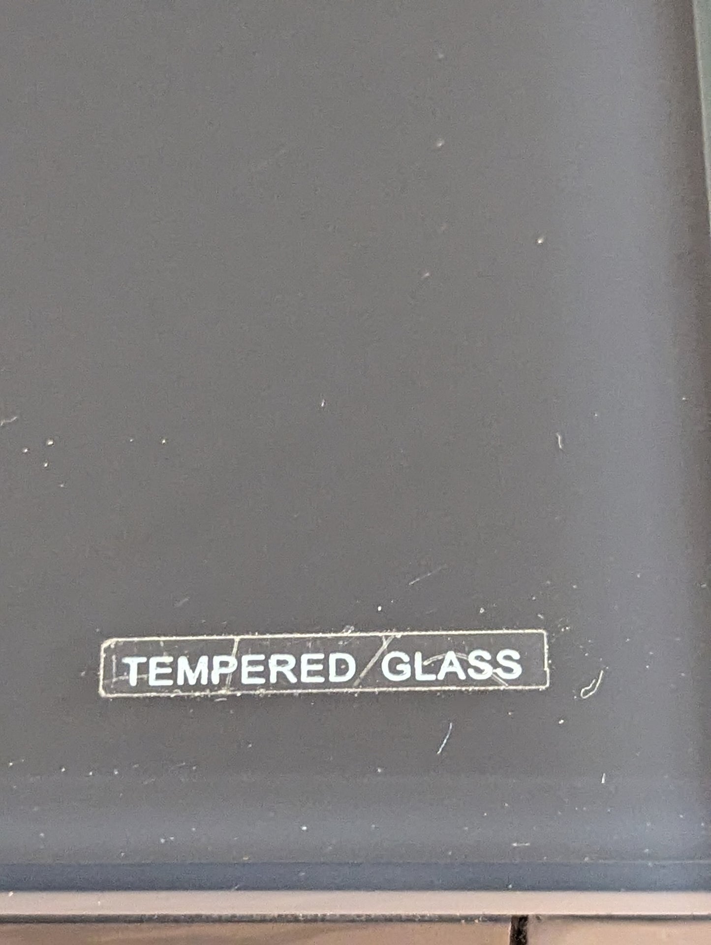 Modern Blue Nightstand - Tempered Glass (2 available)