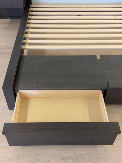 West Bros Furniture Phase Upholstered Bed W/ Nightstands