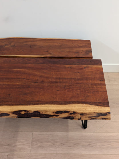 Live Edge Lift-Up Coffee Table