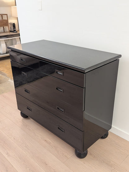 Black Marble Top Dovetail Dresser