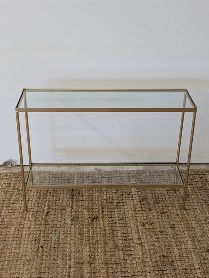 Glass Console Table
