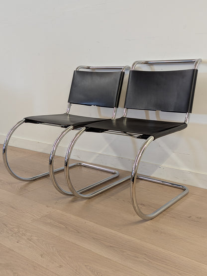 Alivar Italian MR10 by Mies van der Rohe Replication Chair (2 Available)