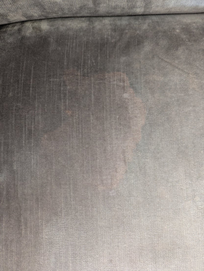 RH 1950s Italian Shelter Arm Swivel Lounge Chair - Vintage Velvet