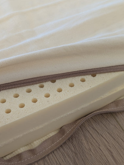 Fawcett Mattress 2” Natural Latex Topper Medium Firmness