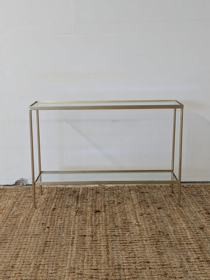Glass Console Table