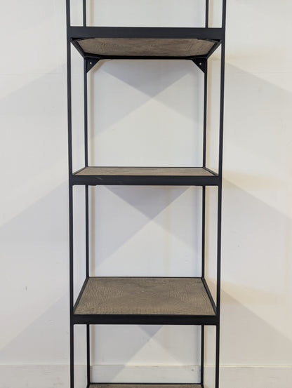 RH Reclaimed Russian Oak Parquet Bookshelf (2 Available)