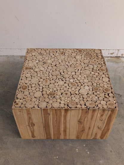 Rustic Teak Coffee Table