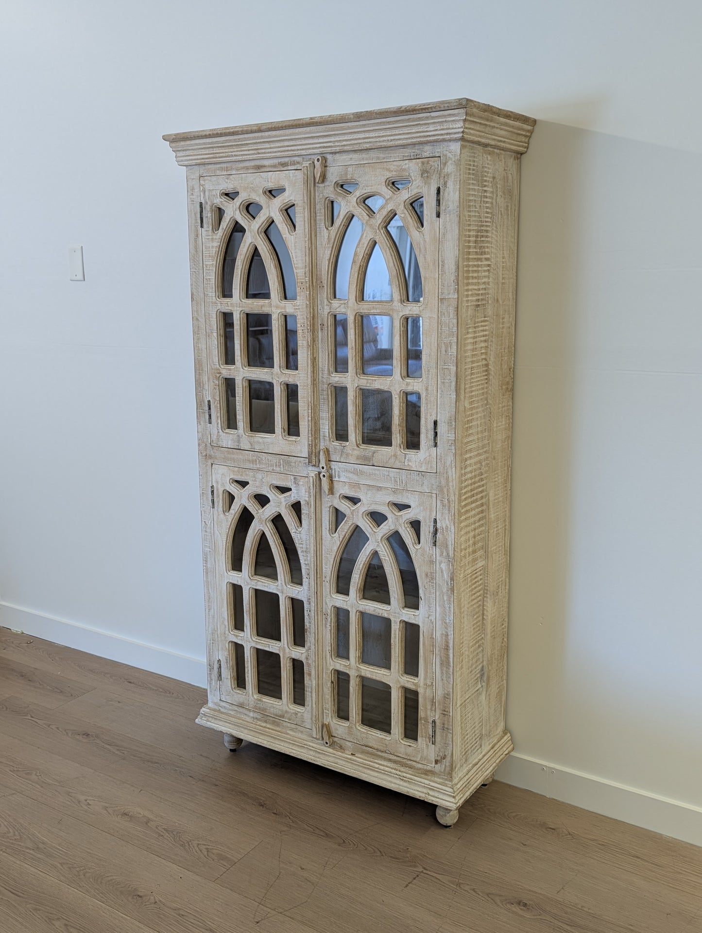 Chintz & Company Curio - Bengal White Washed Mango Wood