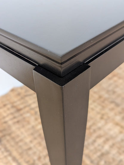 Black Wood Side Table