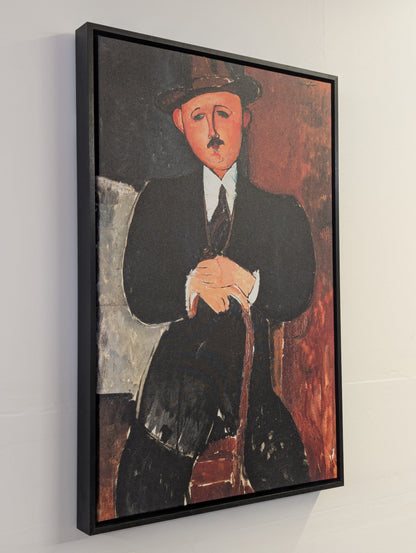 Seated Man With a Cane by Amedeo Modigliani