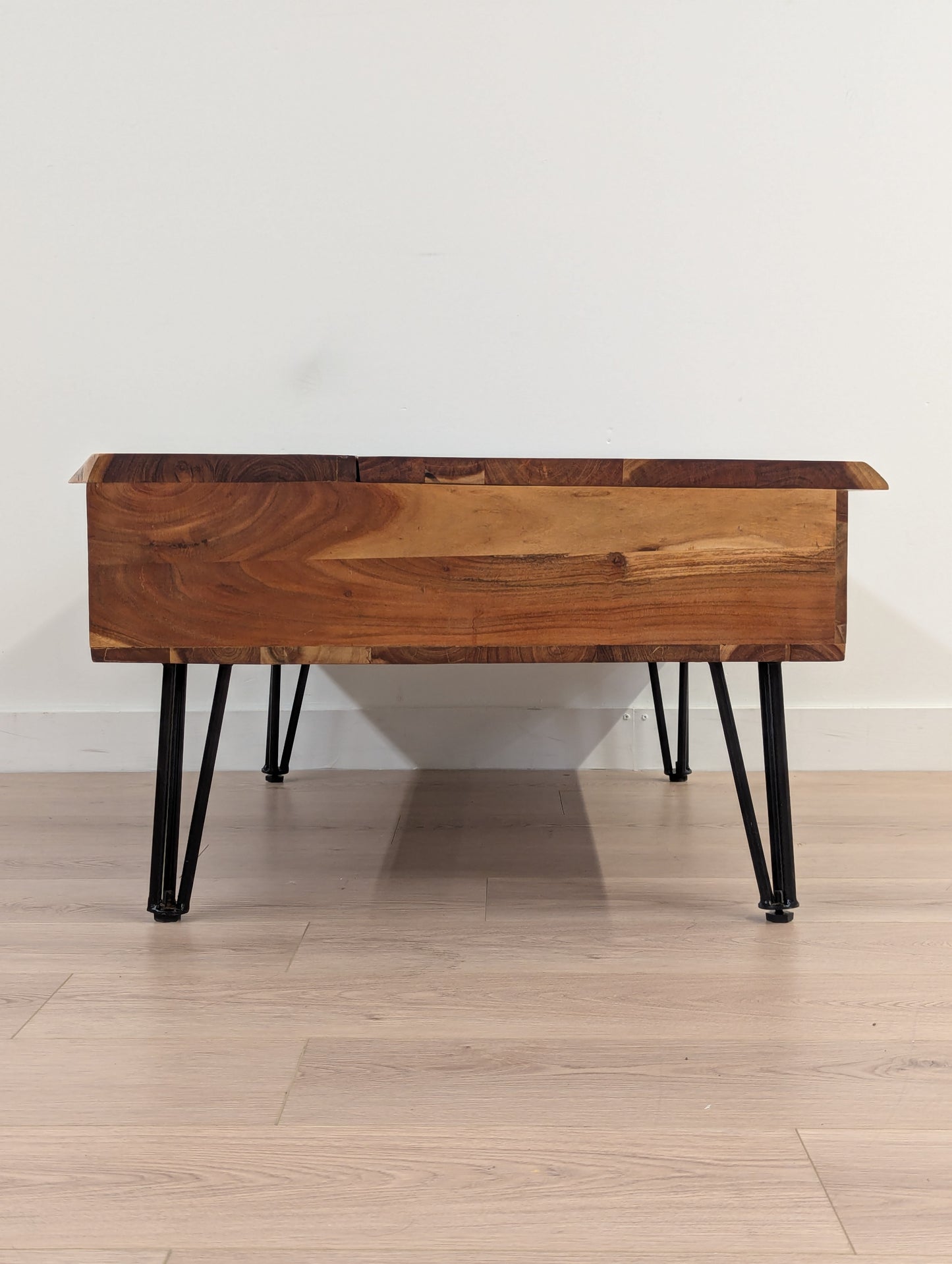 Live Edge Lift-Up Coffee Table