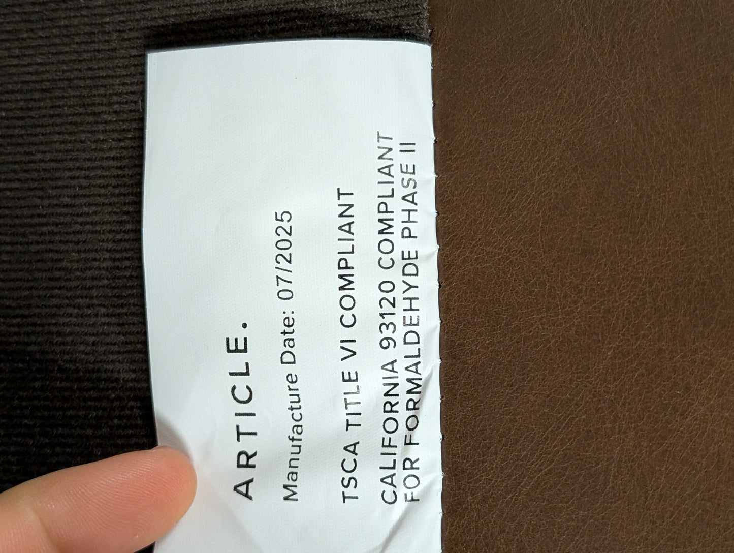 Article Timber 90" Charme Chocolat