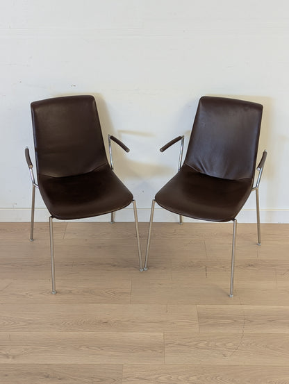 de Sede 717 High Back Dining Chair (set of 2)