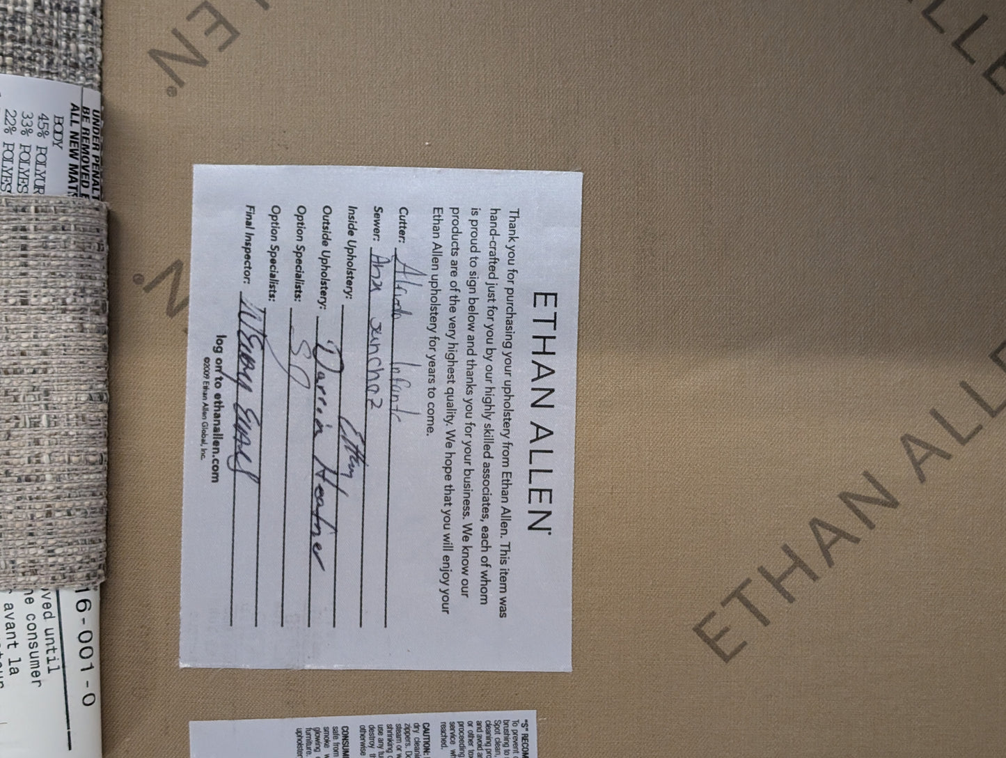 Ethan Allen Bennet Arm Chair