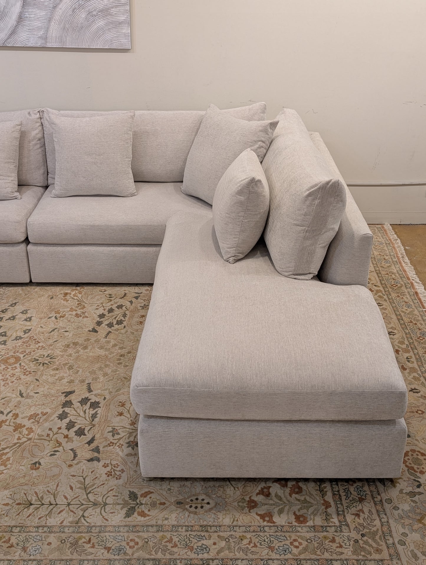 Rene Cazares Messina Corner Sectional (With Paneling)