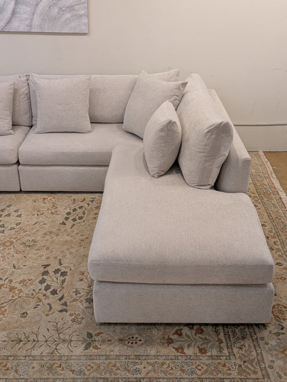 Rene Cazares Messina Corner Sectional (With Paneling)