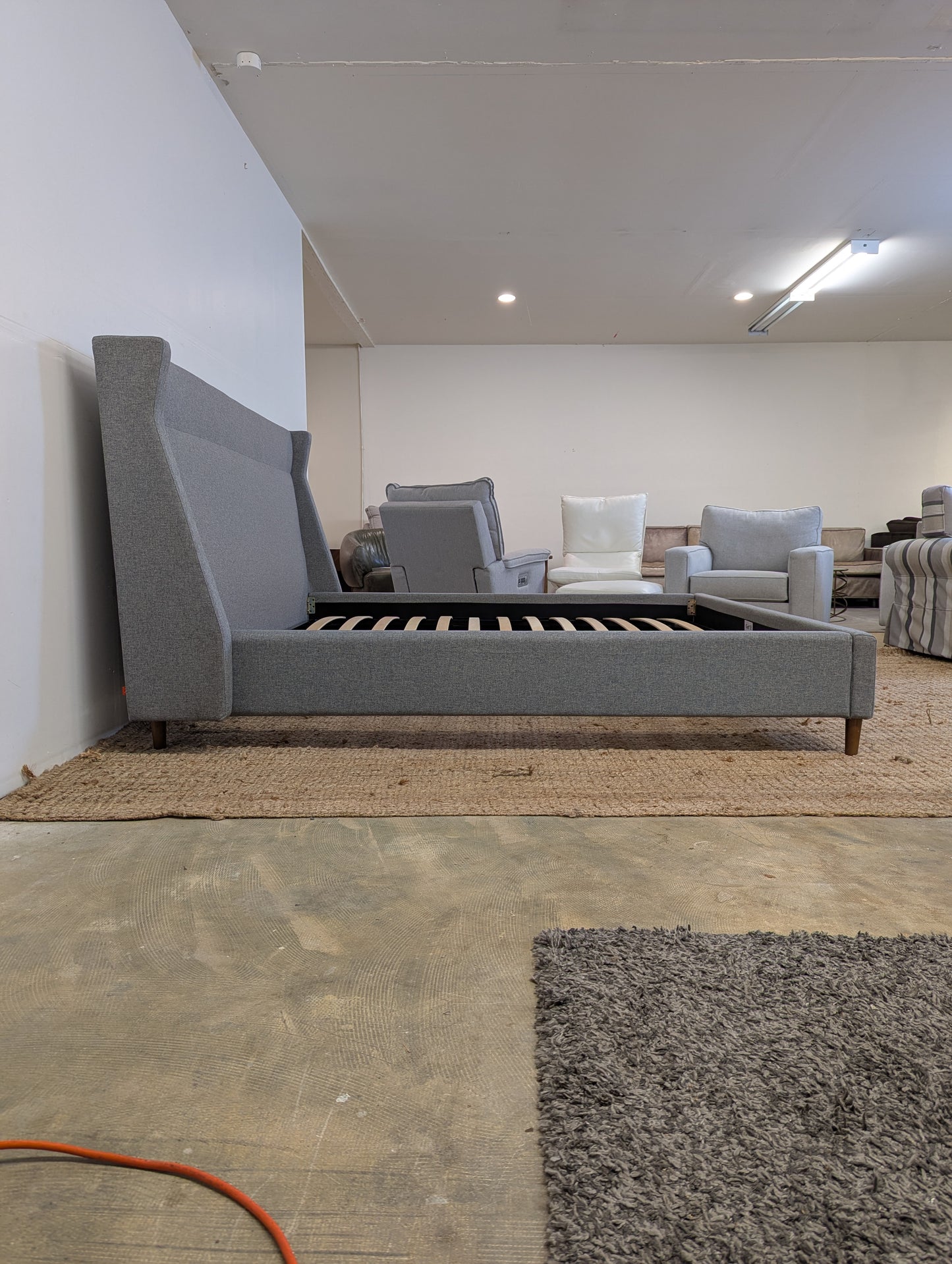 Gus* Modern Carmichael Parliament Stone King Size Bed