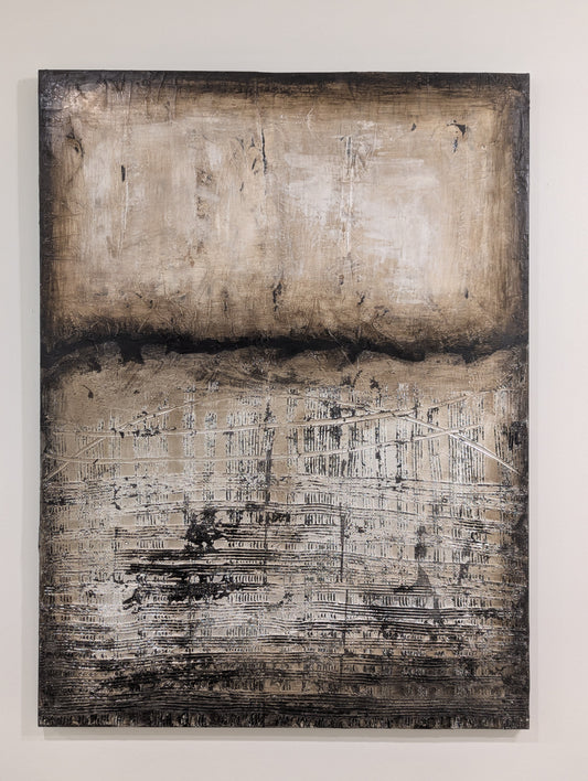 Large Textured Abstract Canvas