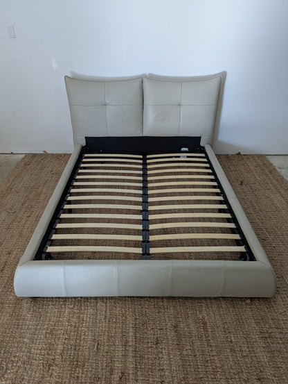 Modrest Patrick Leather Bedframe