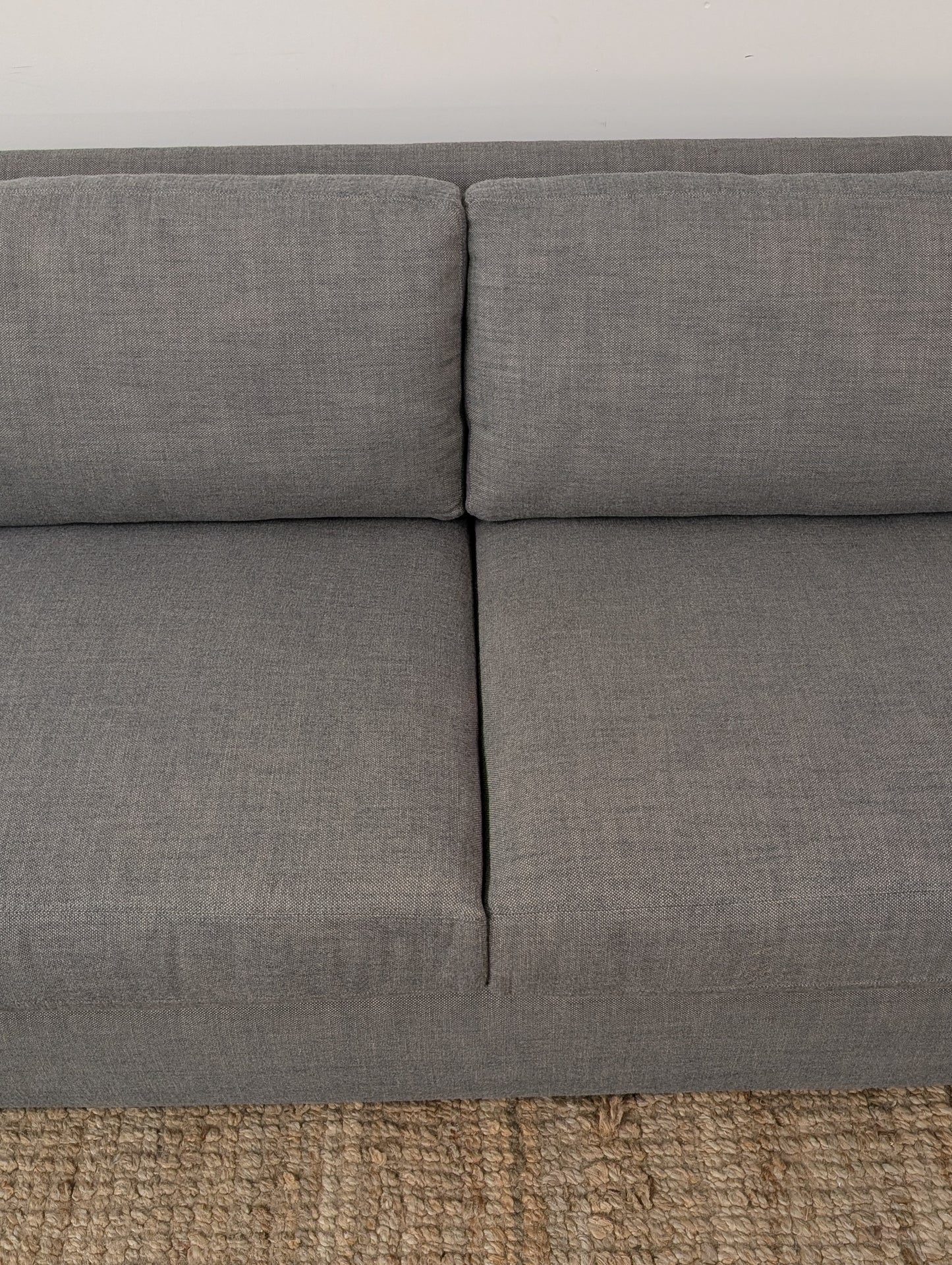 RH Maxwell 2 Cushion Sofa Perennials® Performance Textured Linen Weave