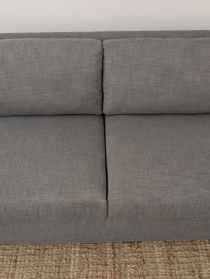 RH Maxwell 2 Cushion Sofa Perennials® Performance Textured Linen Weave