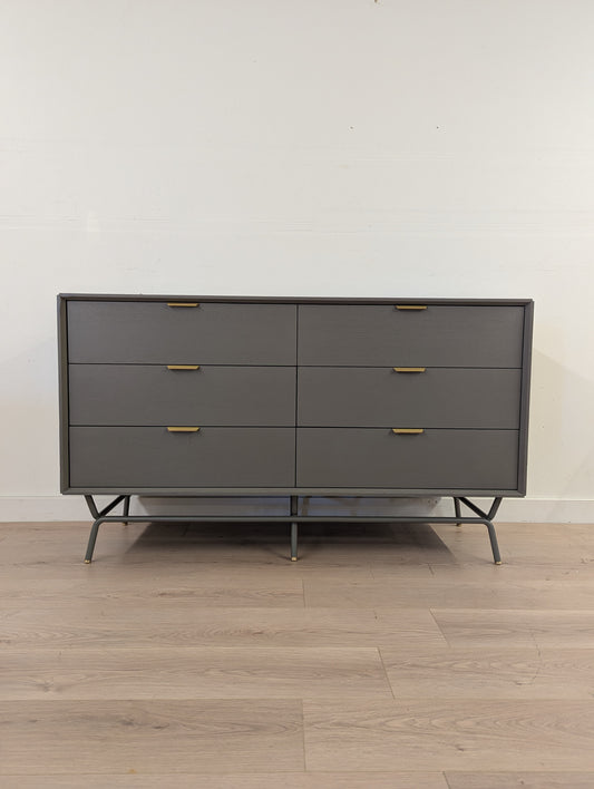 Blu Dot Dang 6 Drawer Dresser - Risk Adverse Grey