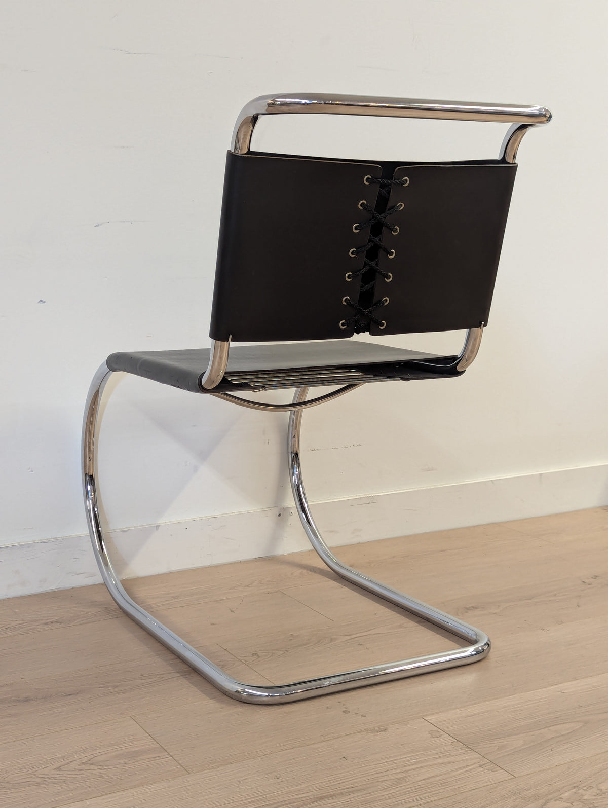 Alivar Italian MR10 by Mies van der Rohe Replication Chair (2 Available)