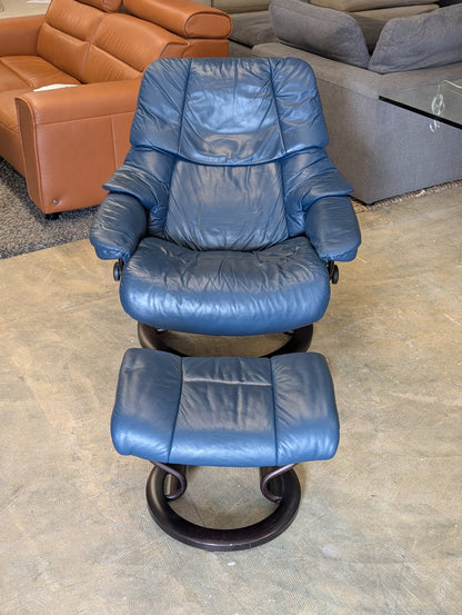 Stressless Reno Reclining Chair + Ottoman