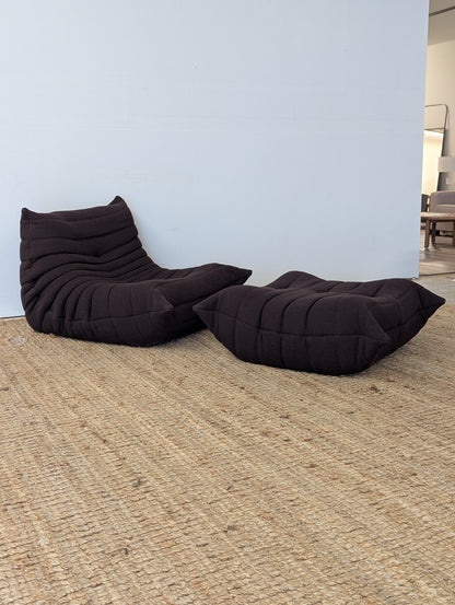 Ligne Roset Togo Chair and Ottoman